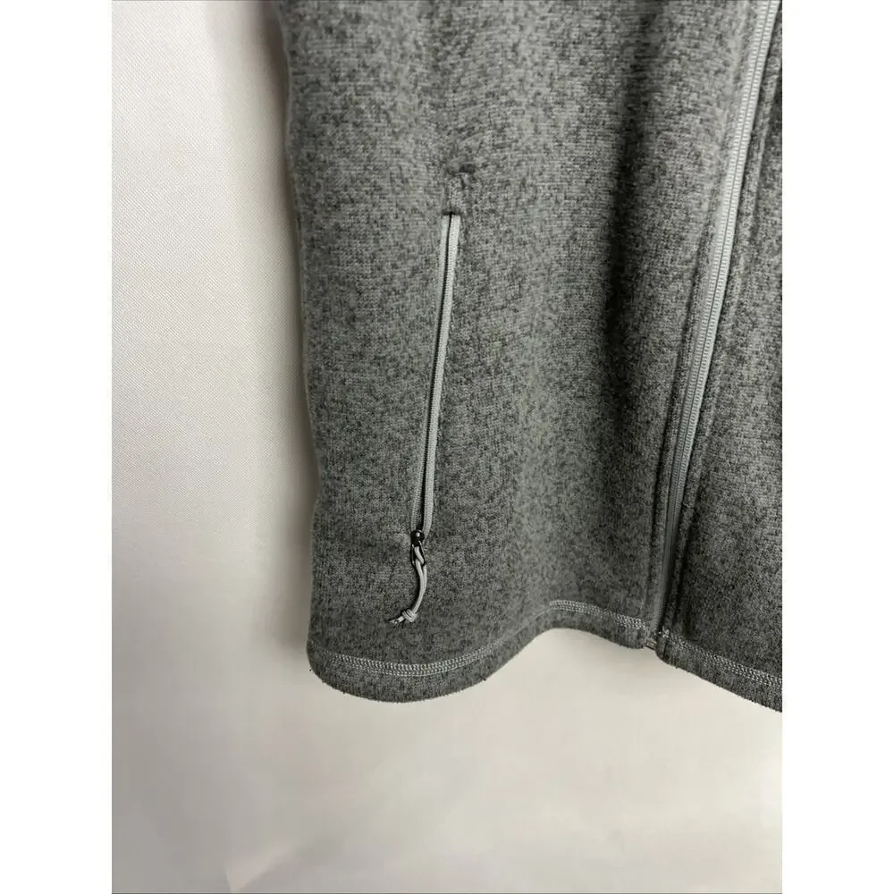 North Face Vest Men M Gordon Lyons Fleece Sweater Full Zip Hike Better NF0A3YR9